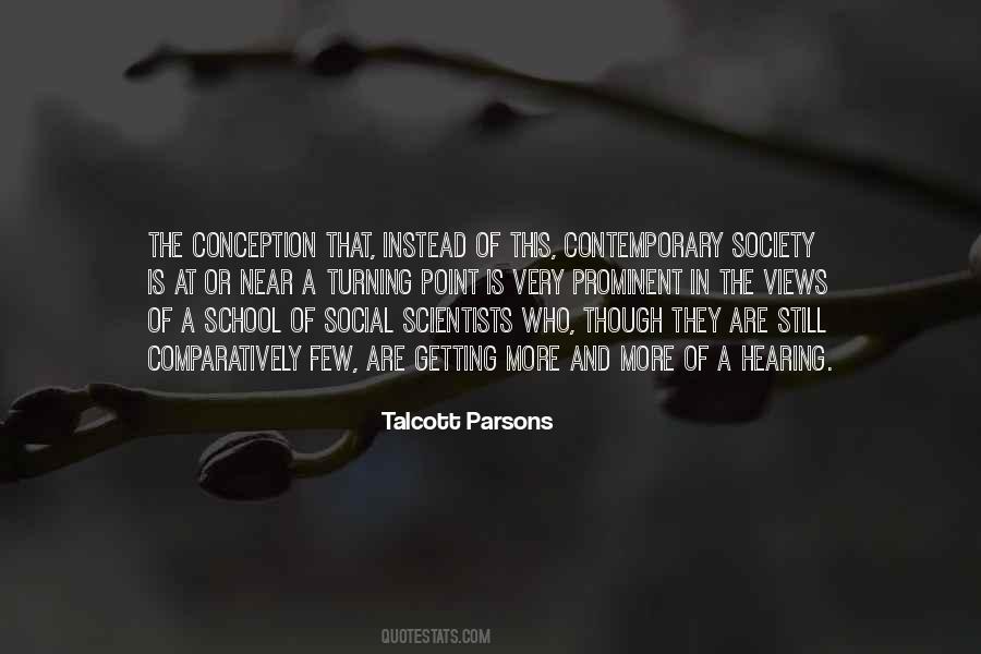 Talcott Parsons Quotes #255023