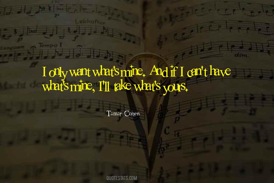 Tamar Cohen Quotes #689137