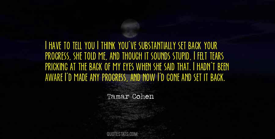 Tamar Cohen Quotes #97319