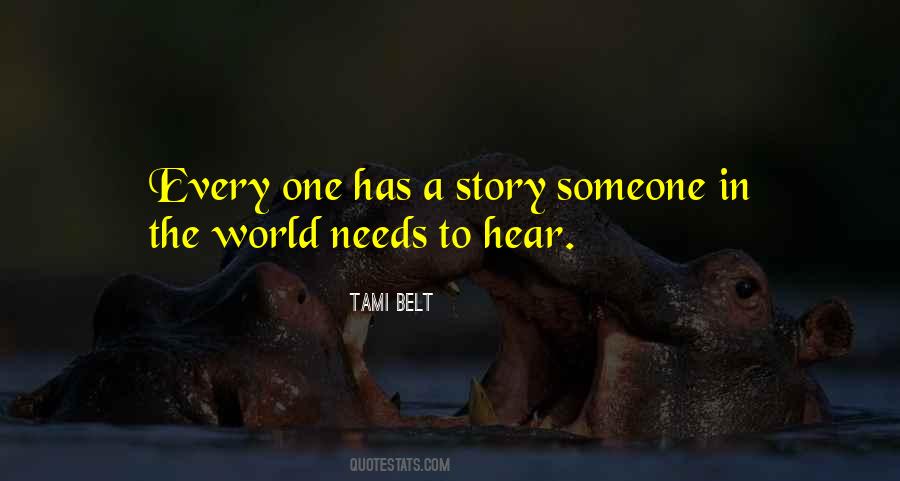 Tami Belt Quotes #1624213 Tami Belt Quotes #1624213