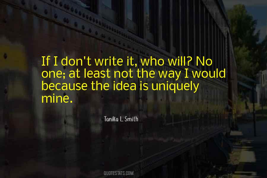 Tanika L. Smith Quotes #2683