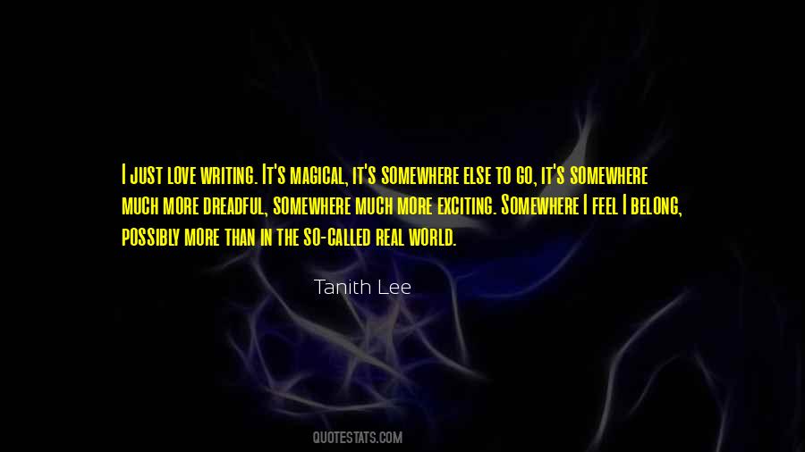 Tanith Lee Quotes #148280