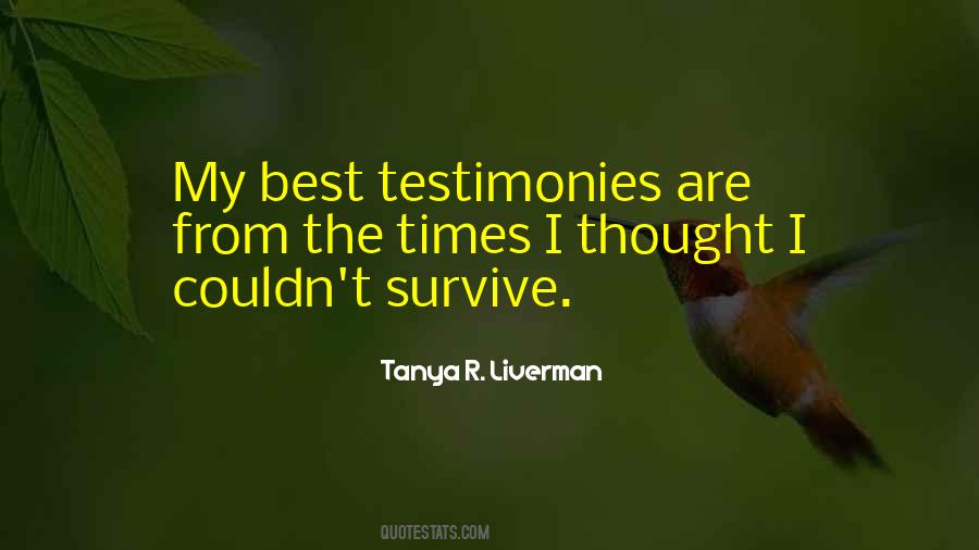 Tanya R. Liverman Quotes #913297
