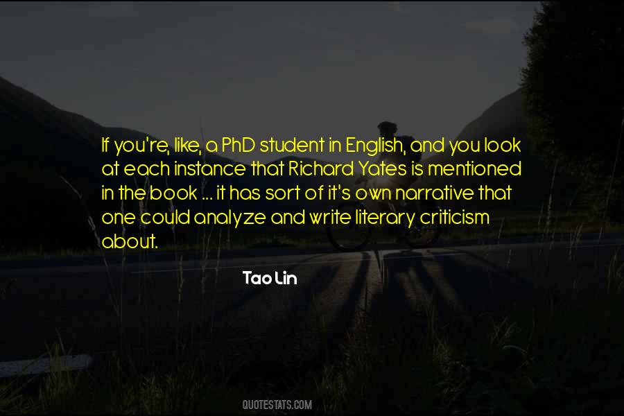 Tao Lin Quotes #1864349