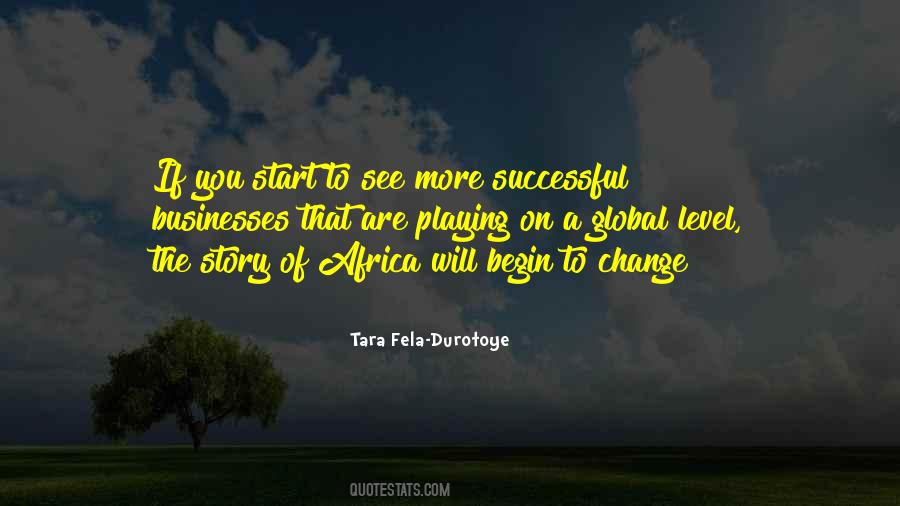 Tara Fela-Durotoye Quotes #155459