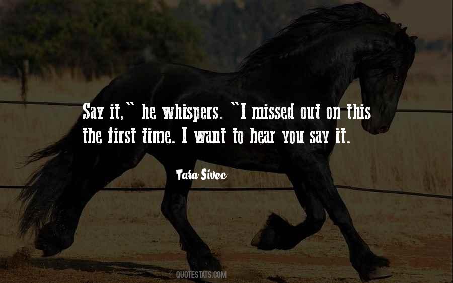 Tara Sivec Quotes #1575006