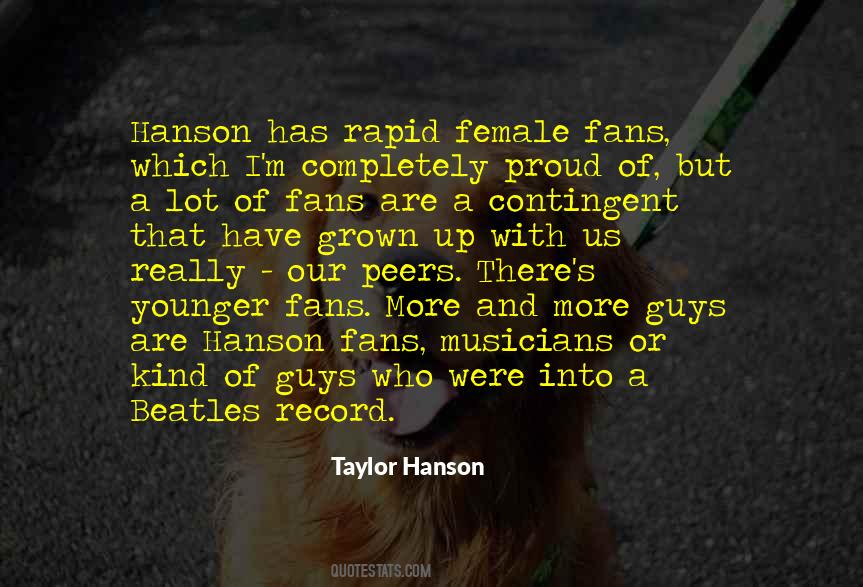 Taylor Hanson Quotes #538092