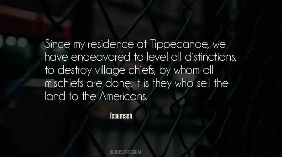 Tecumseh Quotes #463393