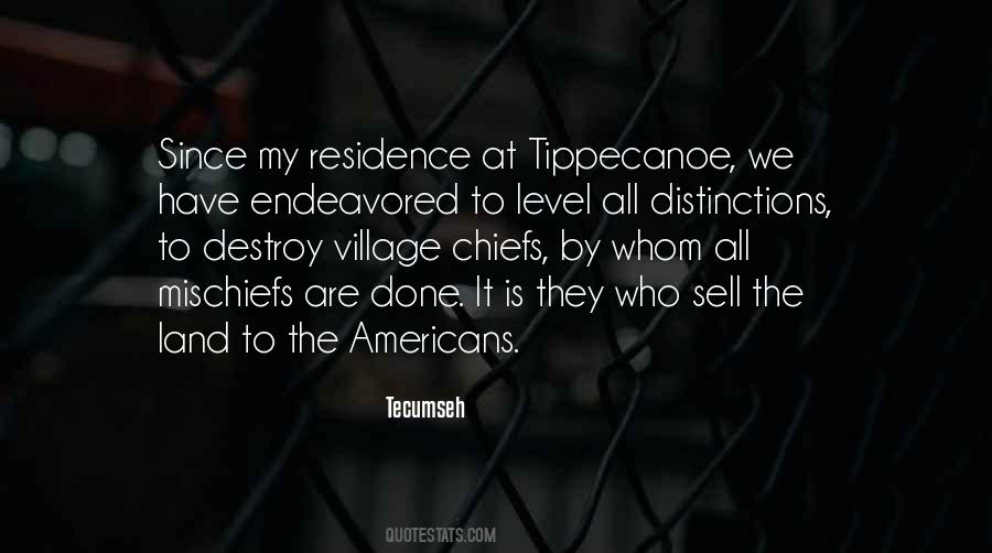 Tecumseh Quotes #463393