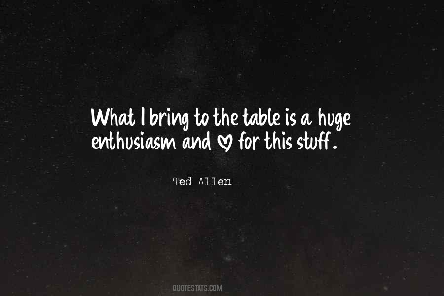 Ted Allen Quotes #749398