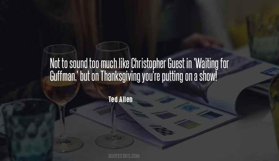 Ted Allen Quotes #853088