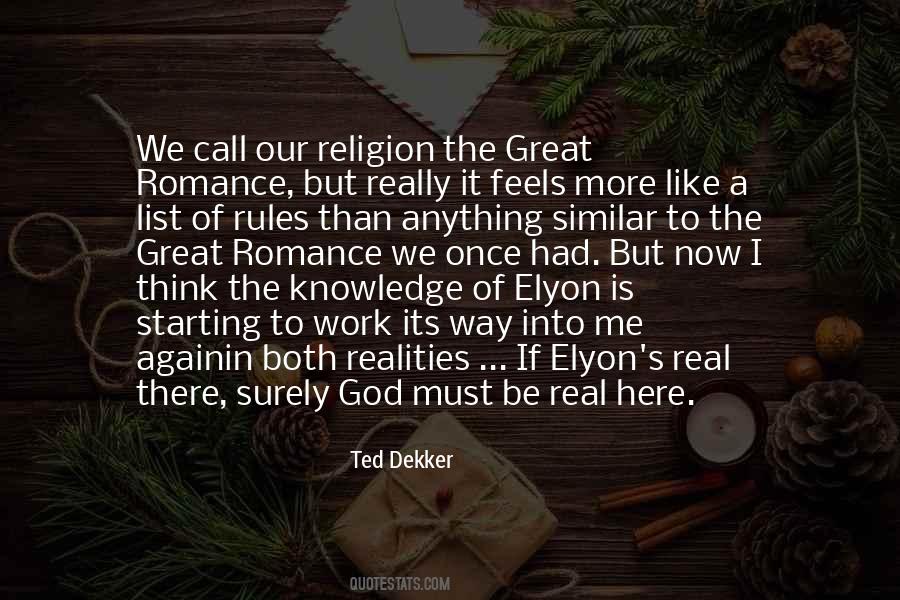 Ted Dekker Quotes #187085