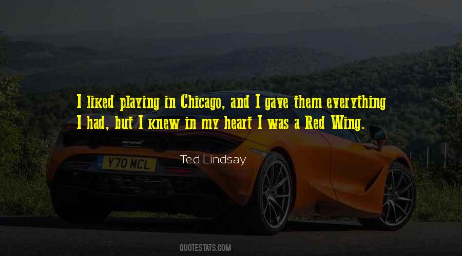 Ted Lindsay Quotes #1341636