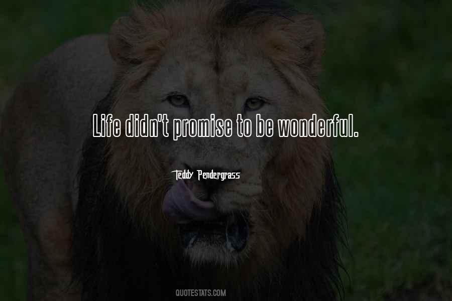 Teddy Pendergrass Quotes #1265550
