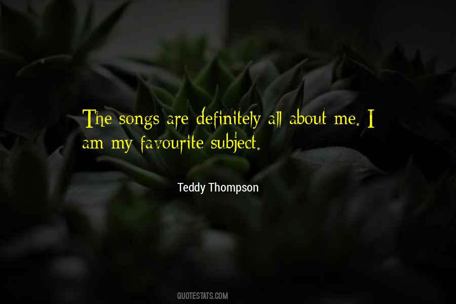 Teddy Thompson Quotes #967817