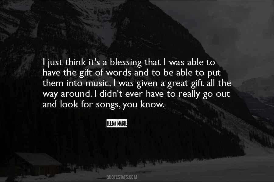 Teena Marie Quotes #1593707