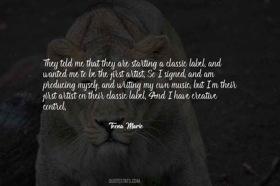 Teena Marie Quotes #550393