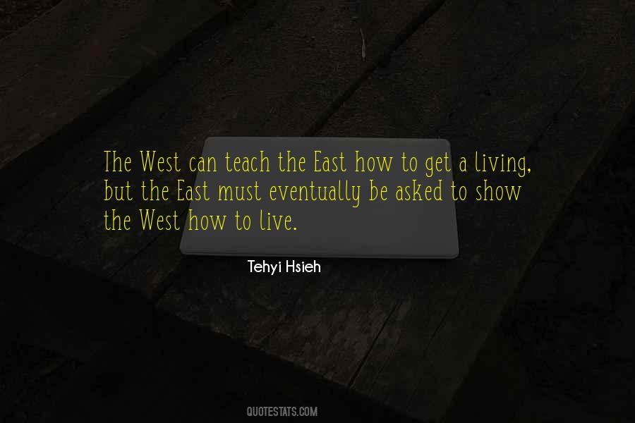 Tehyi Hsieh Quotes #1065913