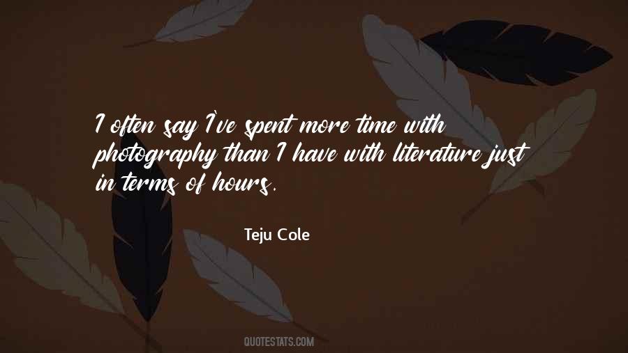 Teju Cole Quotes #1446236