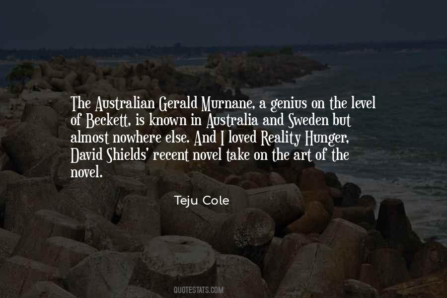 Teju Cole Quotes #1471656