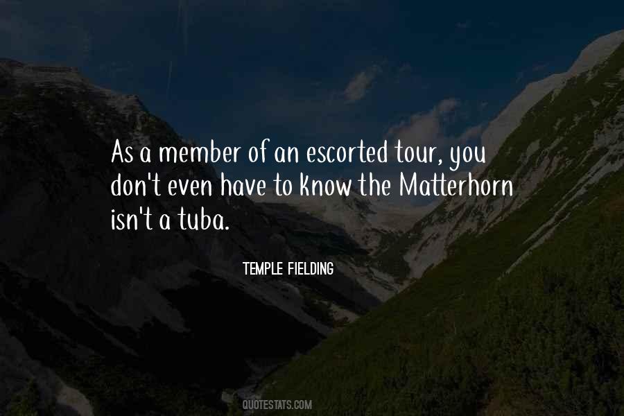 Temple Fielding Quotes #316823
