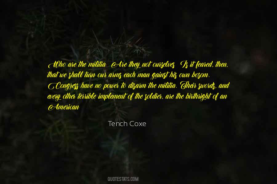 Tench Coxe Quotes #1726561
