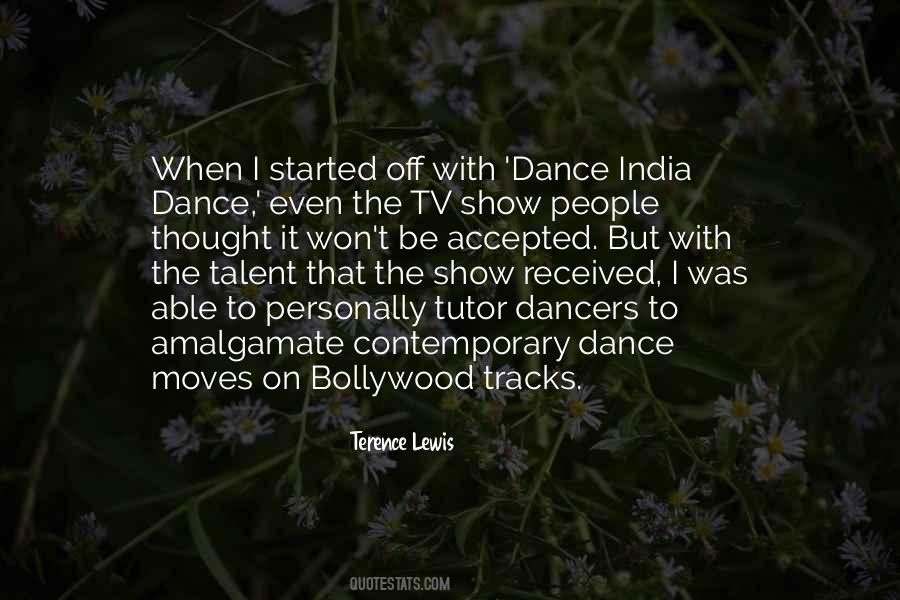 Terence Lewis Quotes #282569