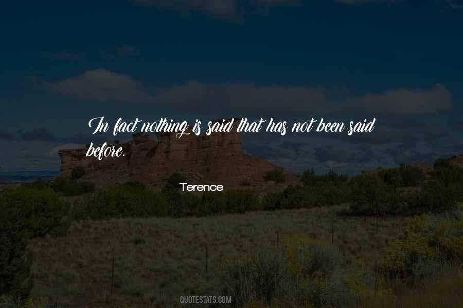 Terence Quotes #478671