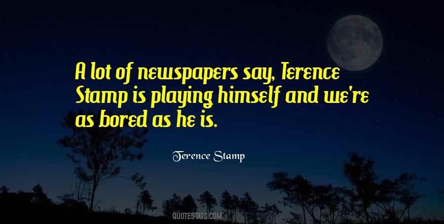 Terence Stamp Quotes #786672