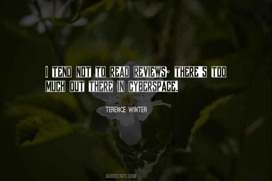 Terence Winter Quotes #276011
