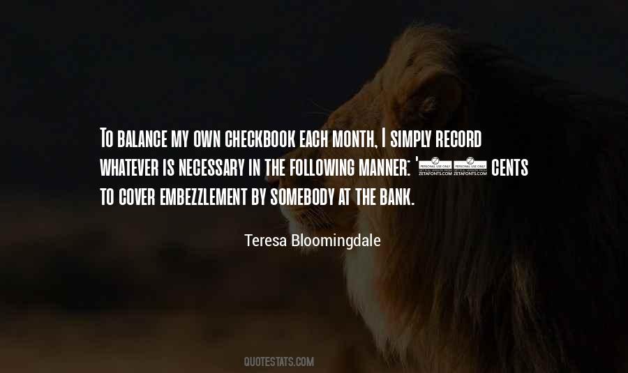 Teresa Bloomingdale Quotes #235058