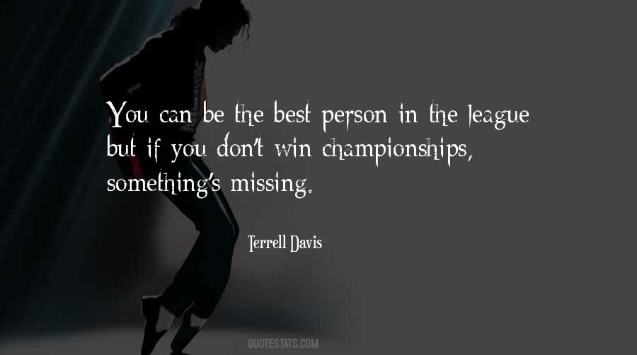 Terrell Davis Quotes #910328
