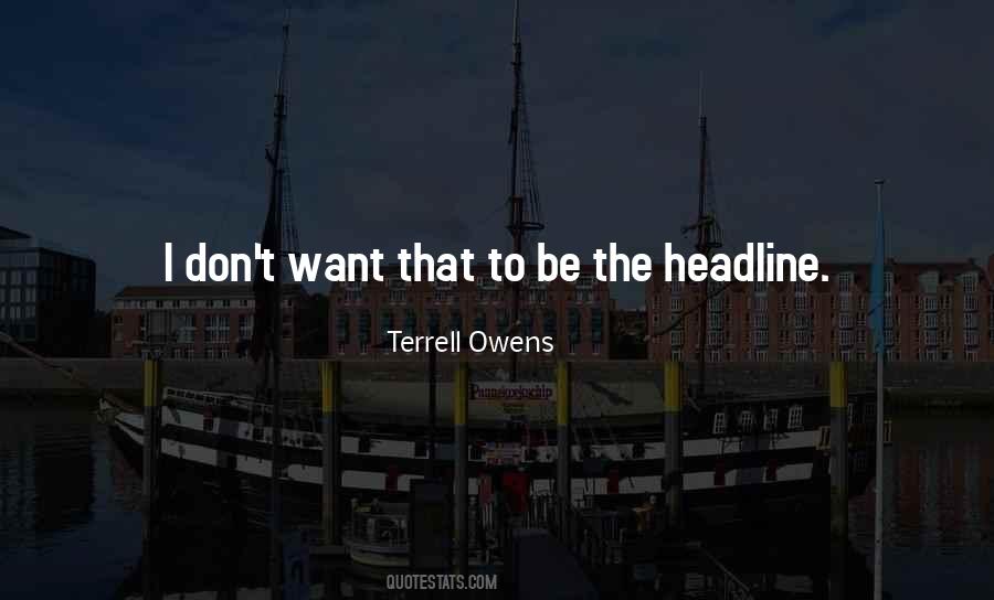 Terrell Owens Quotes #870535