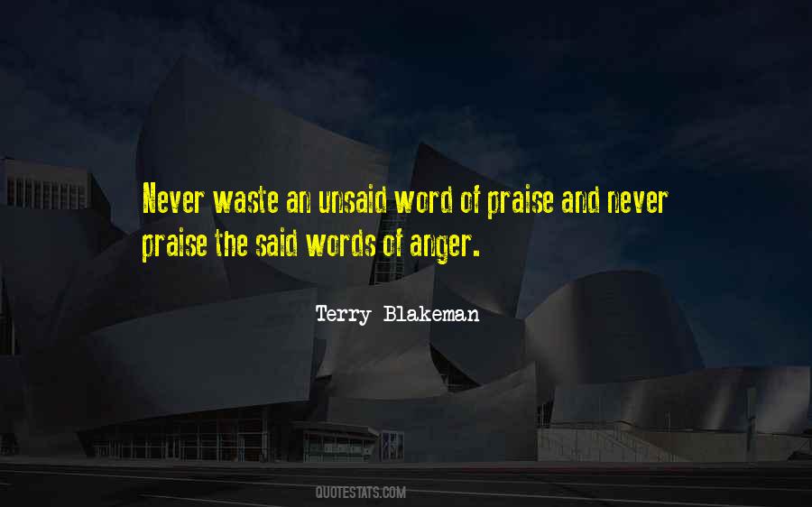 Terry Blakeman Quotes #939613