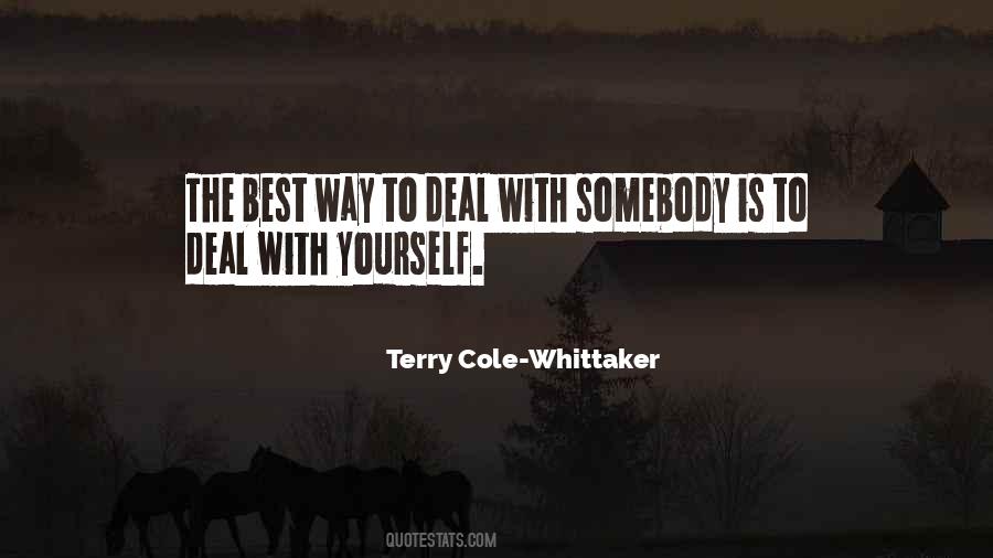 Terry Cole-Whittaker Quotes #89008