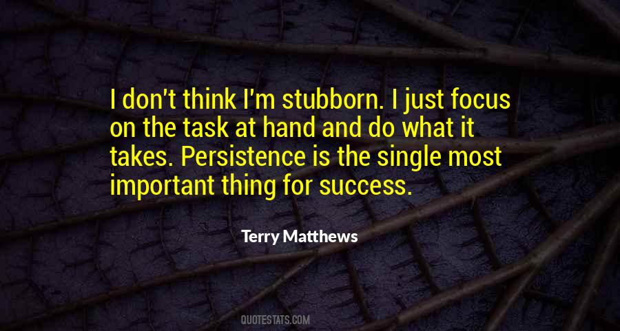 Terry Matthews Quotes #1665270