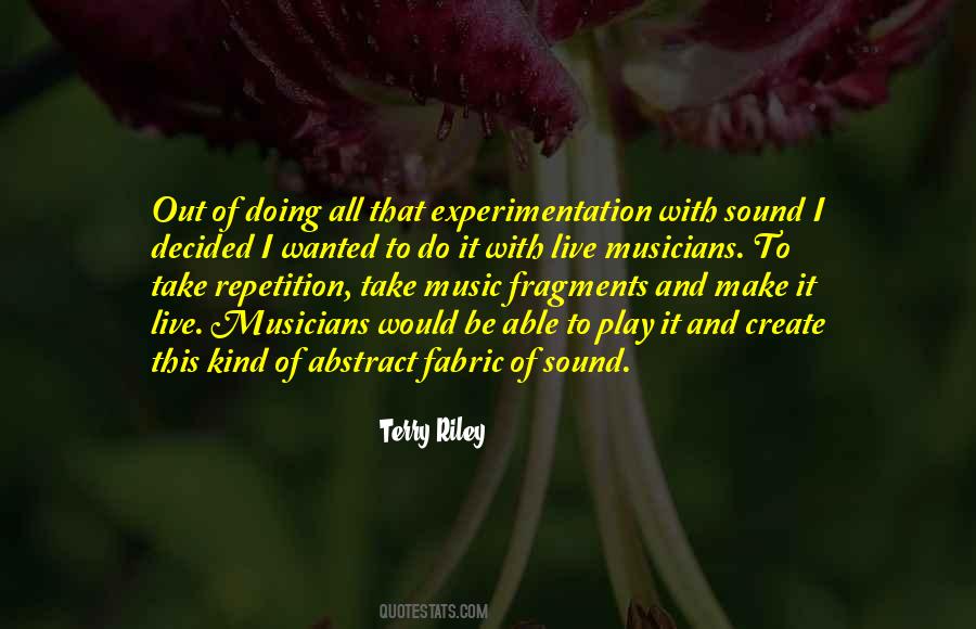 Terry Riley Quotes #400859