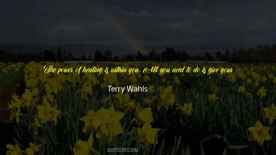 Terry Wahls Quotes #882645