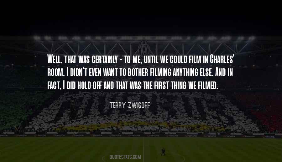 Terry Zwigoff Quotes #1843009