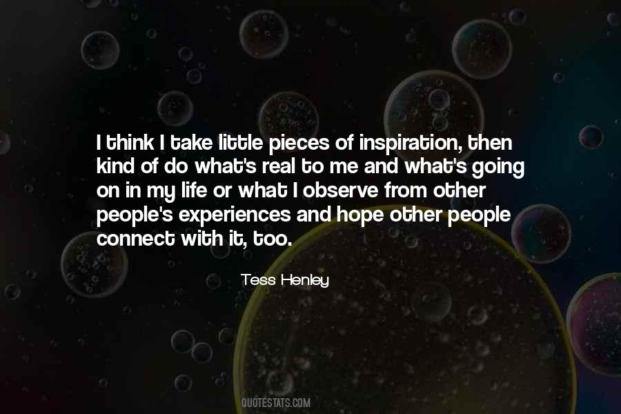 Tess Henley Quotes #671155