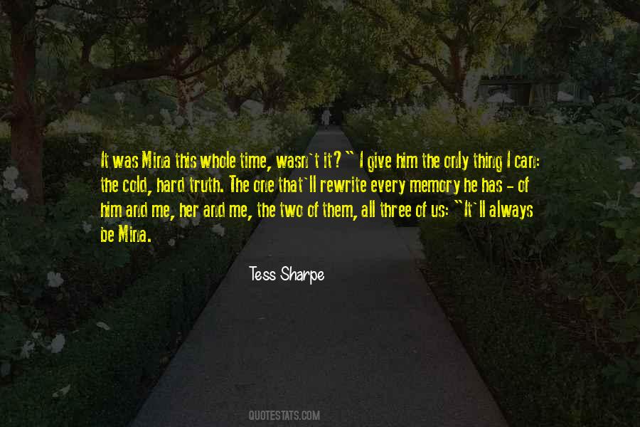 Tess Sharpe Quotes #1236075