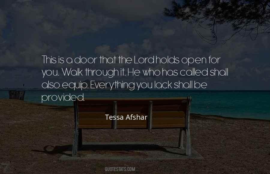 Tessa Afshar Quotes #1326455