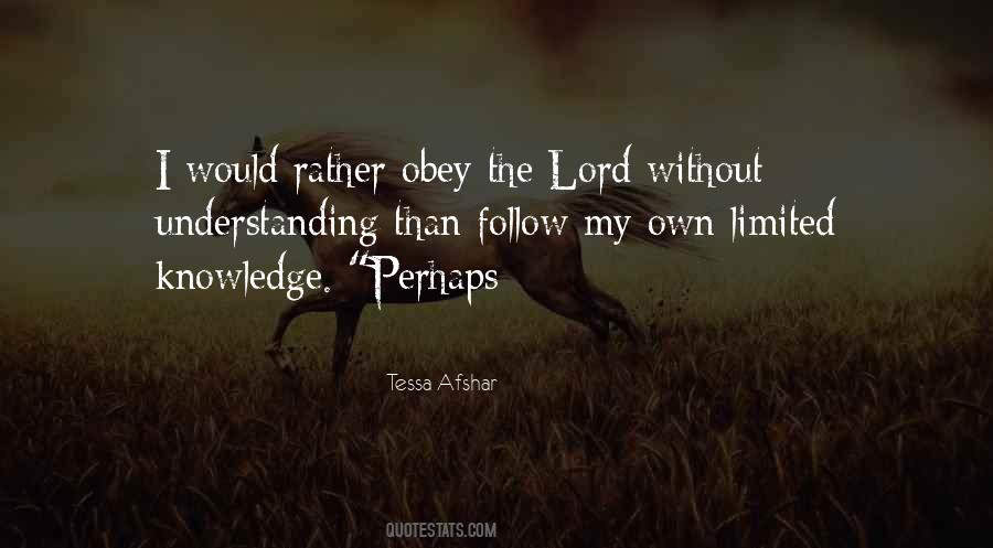 Tessa Afshar Quotes #933753