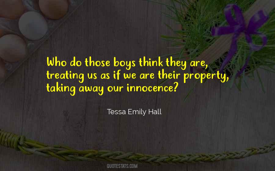Tessa Emily Hall Quotes #27634