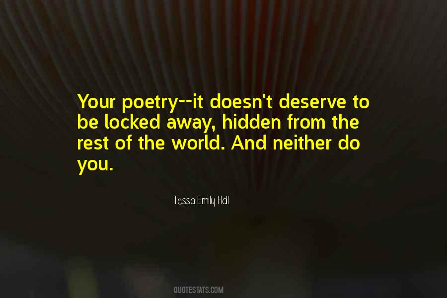 Tessa Emily Hall Quotes #633538 Tessa Emily Hall Quotes #633538