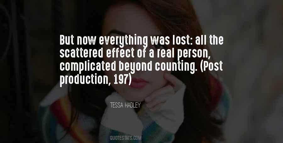 Tessa Hadley Quotes #377279