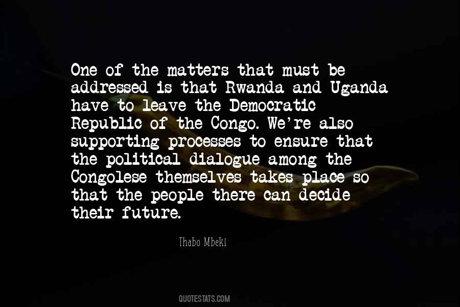 Thabo Mbeki Quotes #1438752