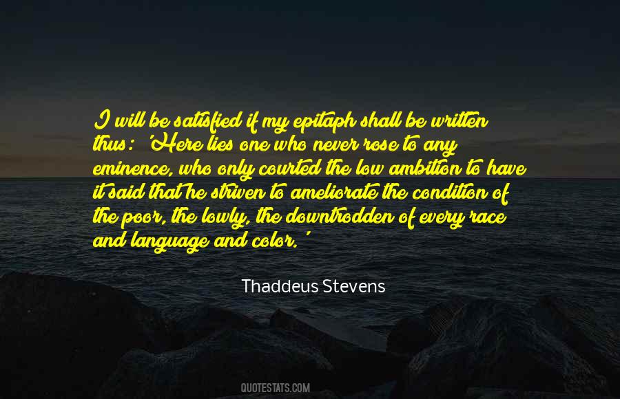 Thaddeus Stevens Quotes #780514