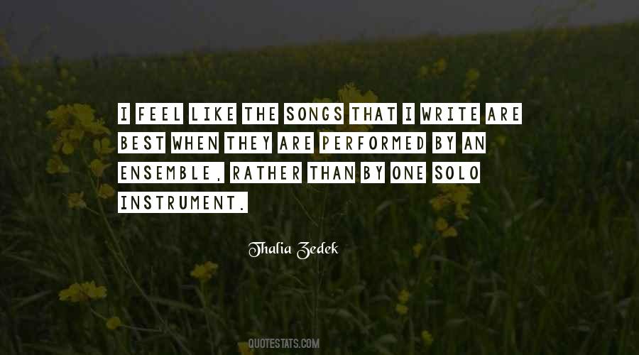 Thalia Zedek Quotes #139234