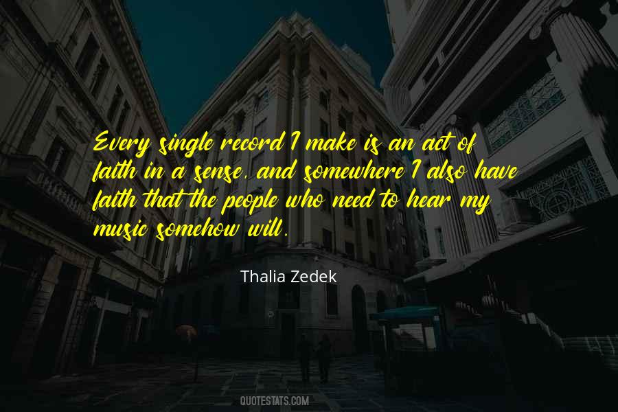 Thalia Zedek Quotes #855715